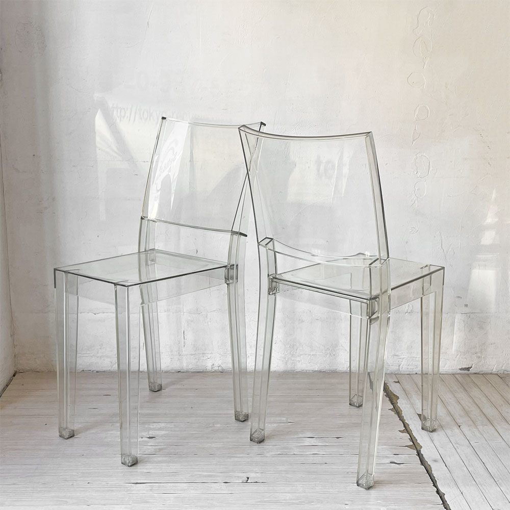 カルテル Kartell ラ マリー La Marie ダイニングチェア スタッキングチェア クリスタル ポリカーボネート フィリップ・スタルク Philippe Starck イタリア B ★