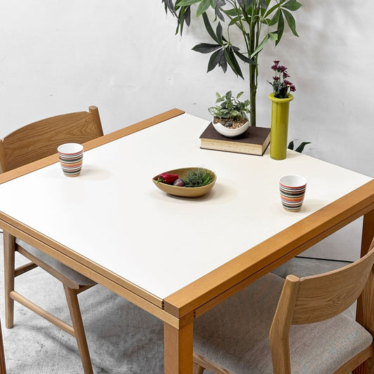 ベラート Bellato コンヴィヴィオ CONVIVIO ダイニングテーブル スライドエクステンション W95cm ヴェルナール・ヴューアルヌッソン イタリア ●