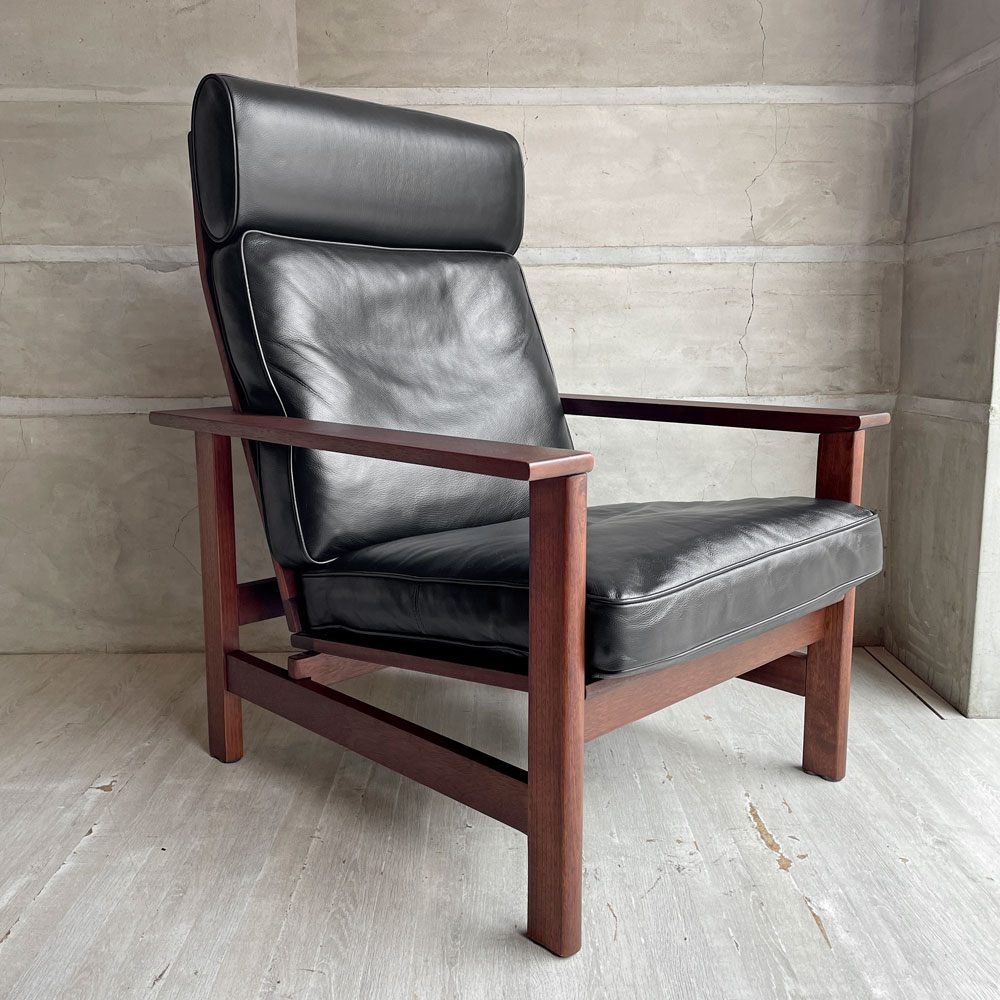 フレデリシア FREDERICIA イージーチェア Easy chair 2461 レザー ブラック マホガニー材 ソーレン・ホルスト SO –  TOKYO RECYCLE imption