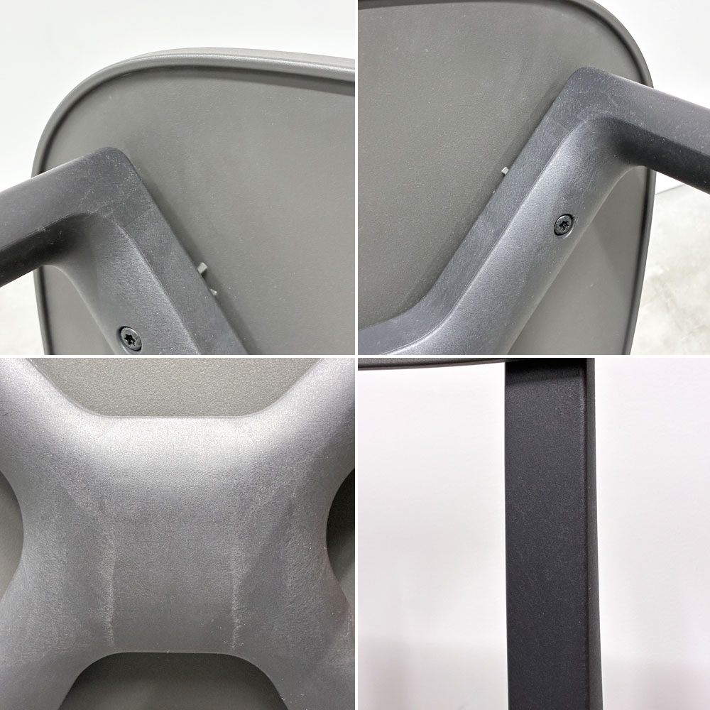 ヴィトラ Vitra オールプラスチック チェア All Plastic Chair APC ジャスパー モリソン Jasper Morrison グラファイトグレー スイス ◎