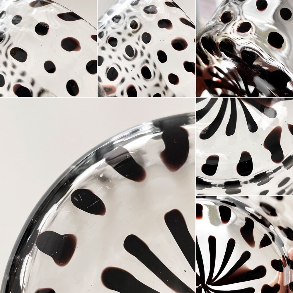 生島明水 Harumi Ikushima ムリーニ ガラスボウル クリア Φ12cm ゴリラグラスガラージ GORILLA GLASS GARAGE 現代作家 A ◎