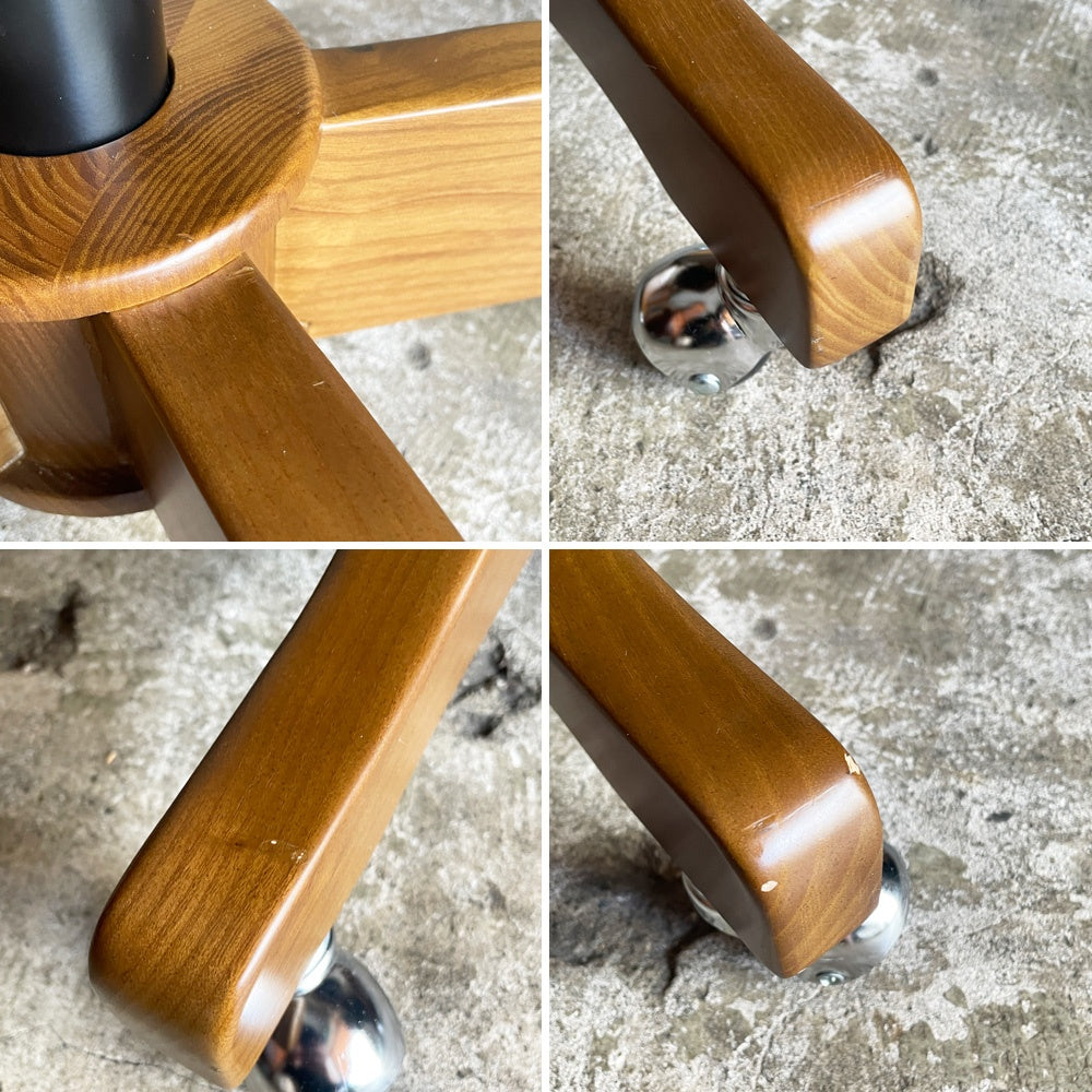 アクメファニチャー ACME Furniture ショーウォーカー SHAW-WALKER デスクチェア アームチェア アッシュ材 PVCレザー キャスター 昇降 リクライニング USビンテージスタイル ■