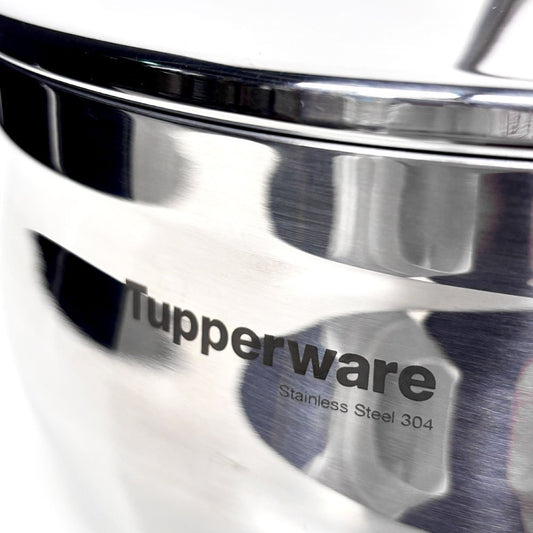 タッパーウェア Tupperware マストロクックウェア 深鍋 両手鍋 24cm 5L ステンレス多層構造 アメリカ ◎