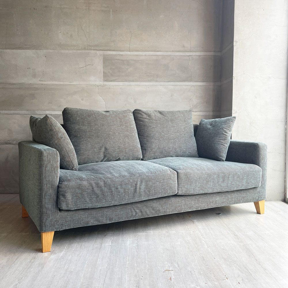 アクタス ACTUS エマ HEMMA 2Pソファ ファブリック ブルー系 W170cm