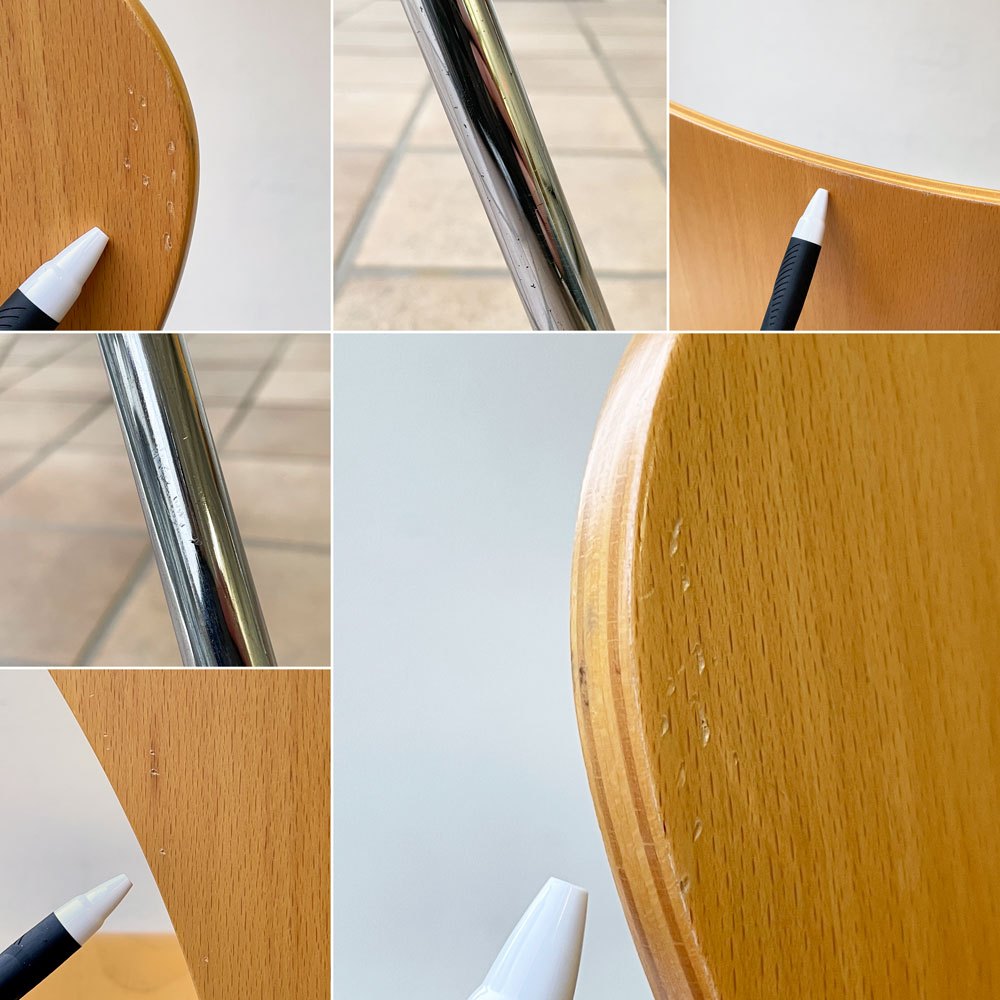フリッツハンセン Fritz Hansen セブンチェア ビーチ材 ナチュラル アルネ・ヤコブセン Arne Jacobsen スタッキング デンマーク 北欧家具 A ◇