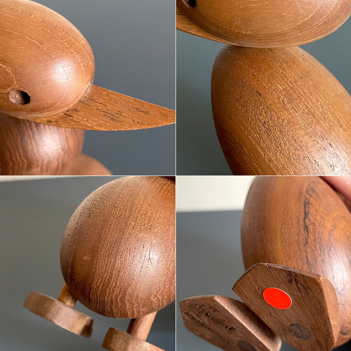 アーキテクトメイド ARCHITECTMADE ダックリング Duckling 子ガモ オブジェ チーク無垢材 ハンス・ボーリング 北欧 デンマーク ■