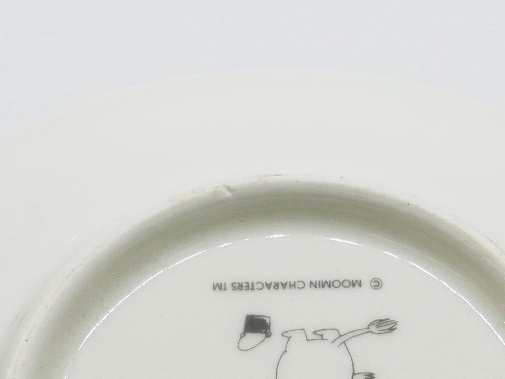 アラビア ARABIA ムーミン Moomin 月光 Moonshine プレート 飾り皿 1991-1997 廃番 フィンランド 北欧食器 A ●