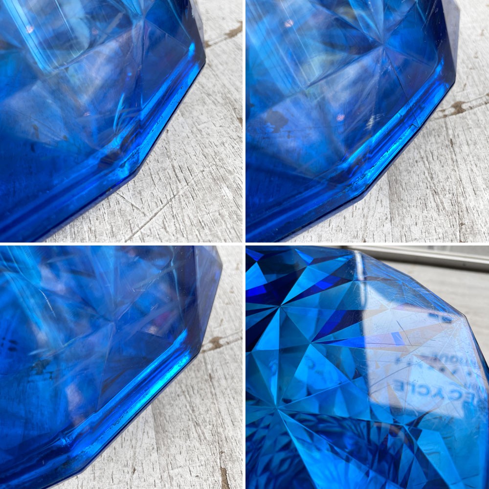 カルテル Kartell ストーン STONE スツール ブルー サイドテーブル ポリカーボネート マルセル・ワンダース イタリア 定価¥47,700- 廃番カラー♪