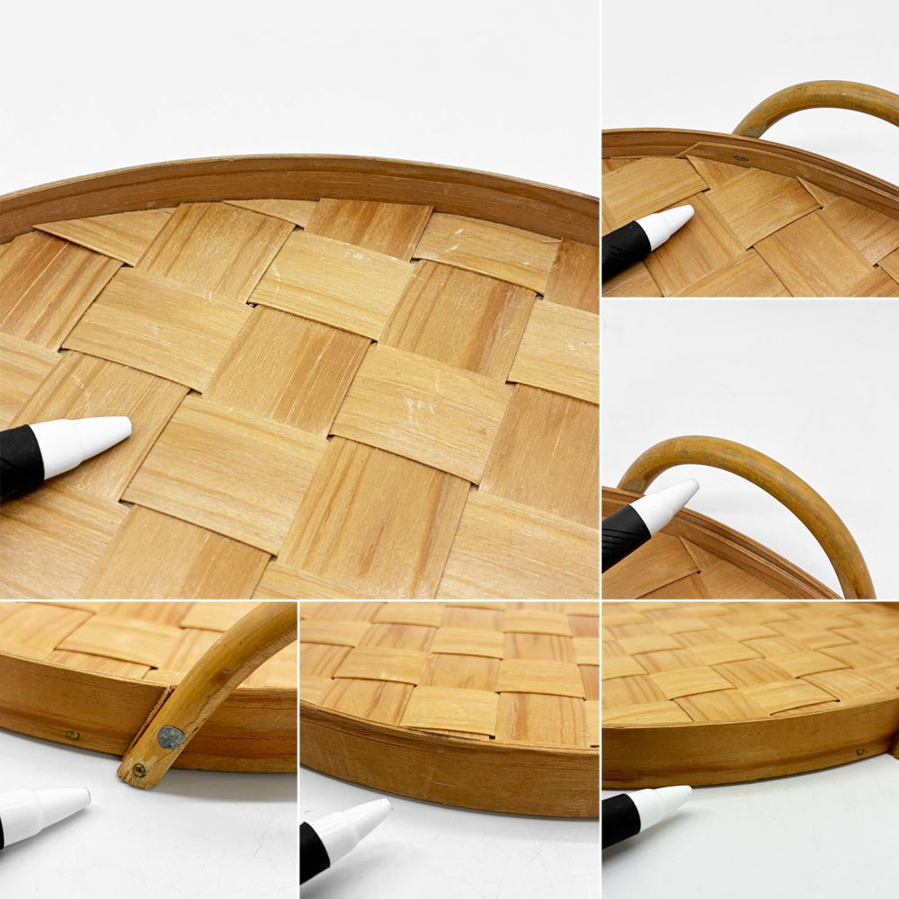 スポーンコリ Spånkorg トレイ トレー 白樺 スウェーデン 伝統工芸品 ハンドメイド 北欧雑貨 ●