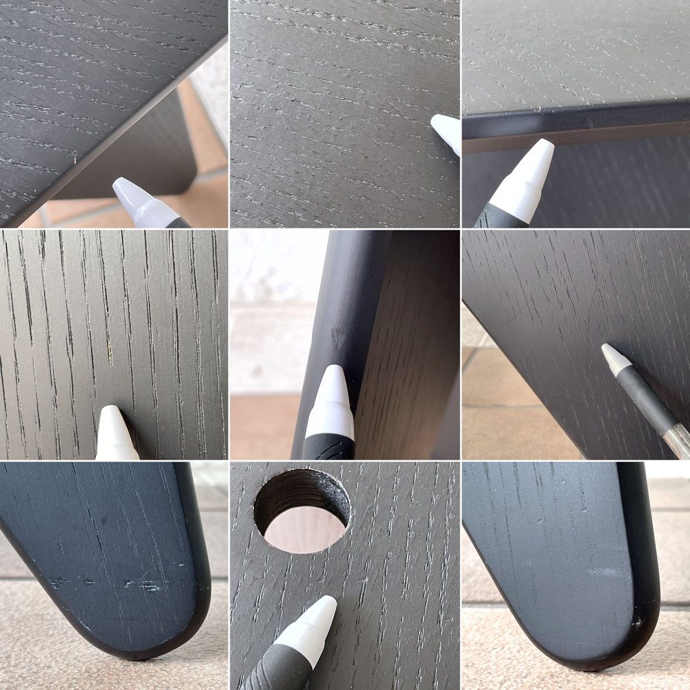 ボーコンセプト BoConcept トライアングル型 サイドテーブル スツール ブラック 木製 ヘンリック・ペダーセン Henrik Pedersen 365° north 北欧 デンマーク ◇