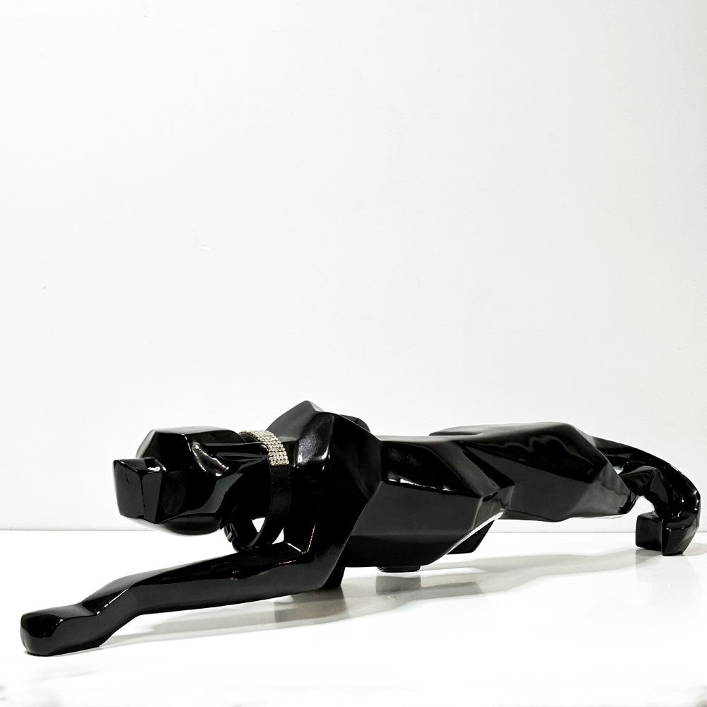 KARE カレ 正規品 オブジェ ブラック キャット 27 cm 猫 置物 カレ KARE Deco Figurine Black Cat 90 オブジェ ブラック ハイグロス
