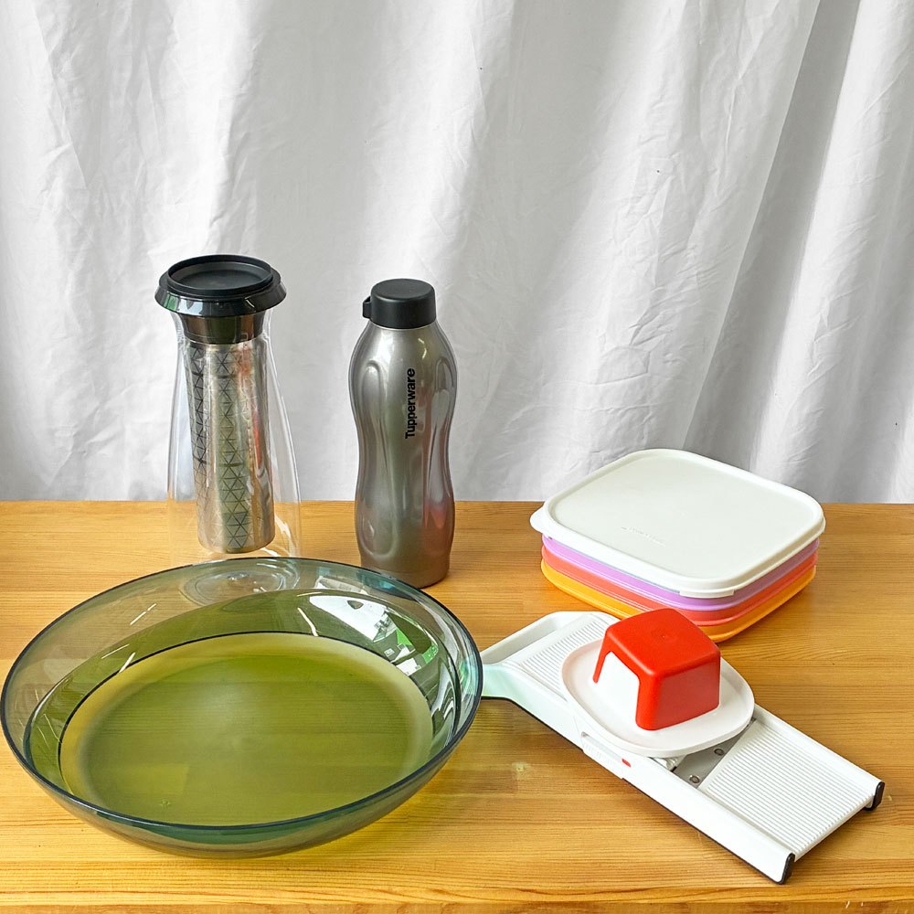 タッパーウェア Tupperware 食器 保存容器 調理器具 バラエティセット まとめ売り 計8個 アメリカ ◇