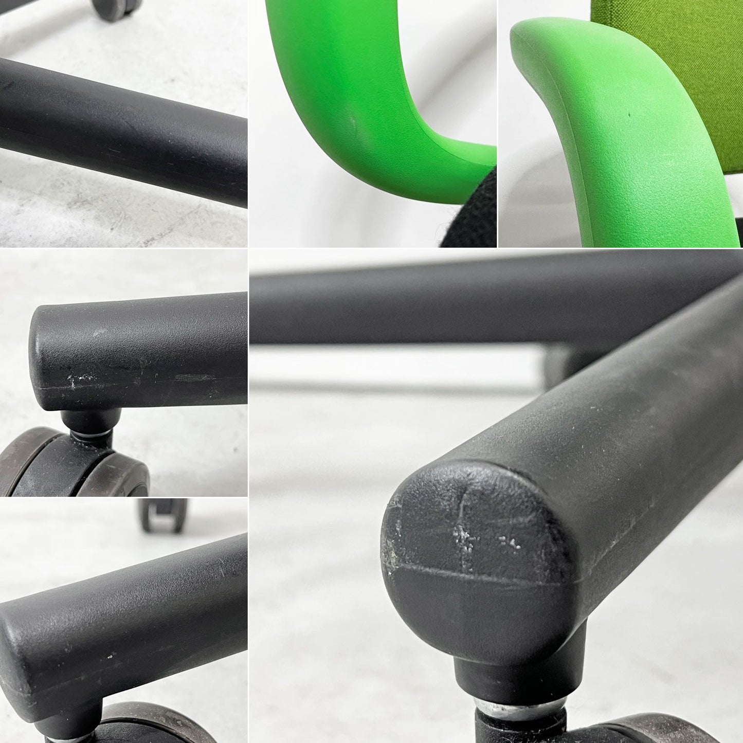 ヴィトラ vitra オールスター Allstar オフィスチェア デスクチェア グリーン × ブラック ファブリック コンスタンチン・グルチッチ 参考定価¥163,900- ●