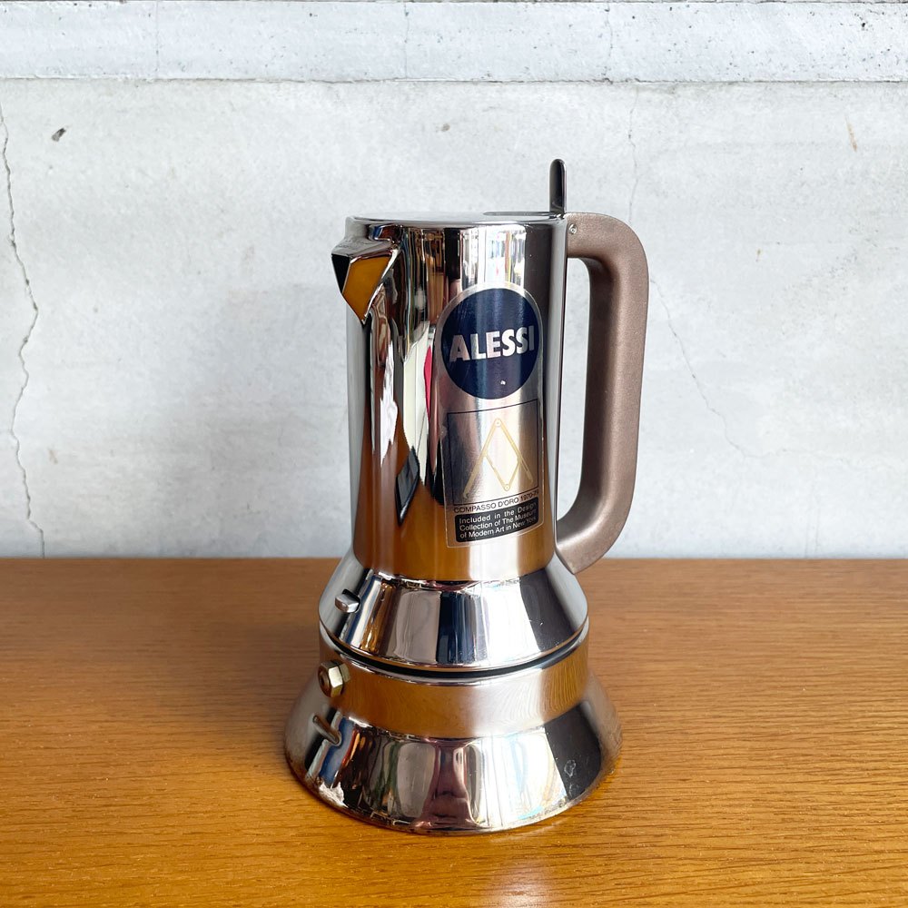アレッシィ ALESSI 9090/3 エスプレッソメーカー 3CUP IH対応