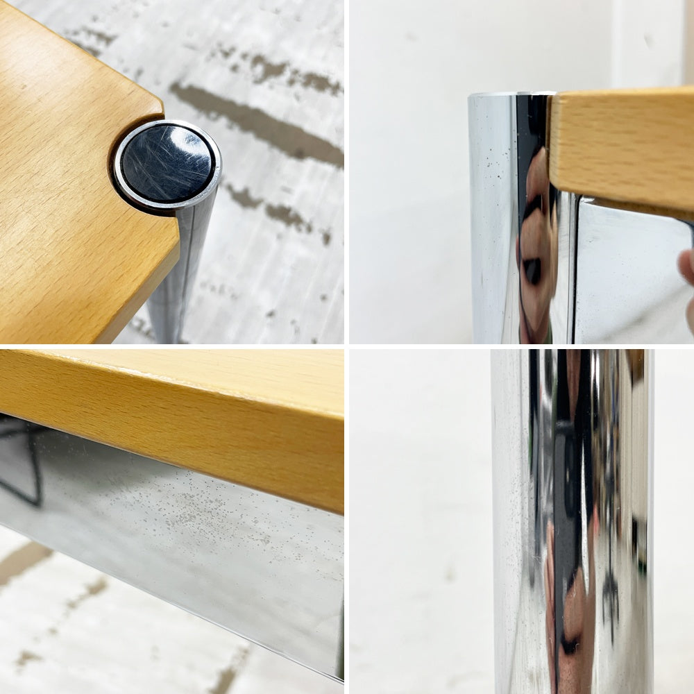 USMハラー USM Haller モジュラーファニチャー USMハラーテーブル デスク ナチュラル ビーチ材 天板 H70cm スイス ●