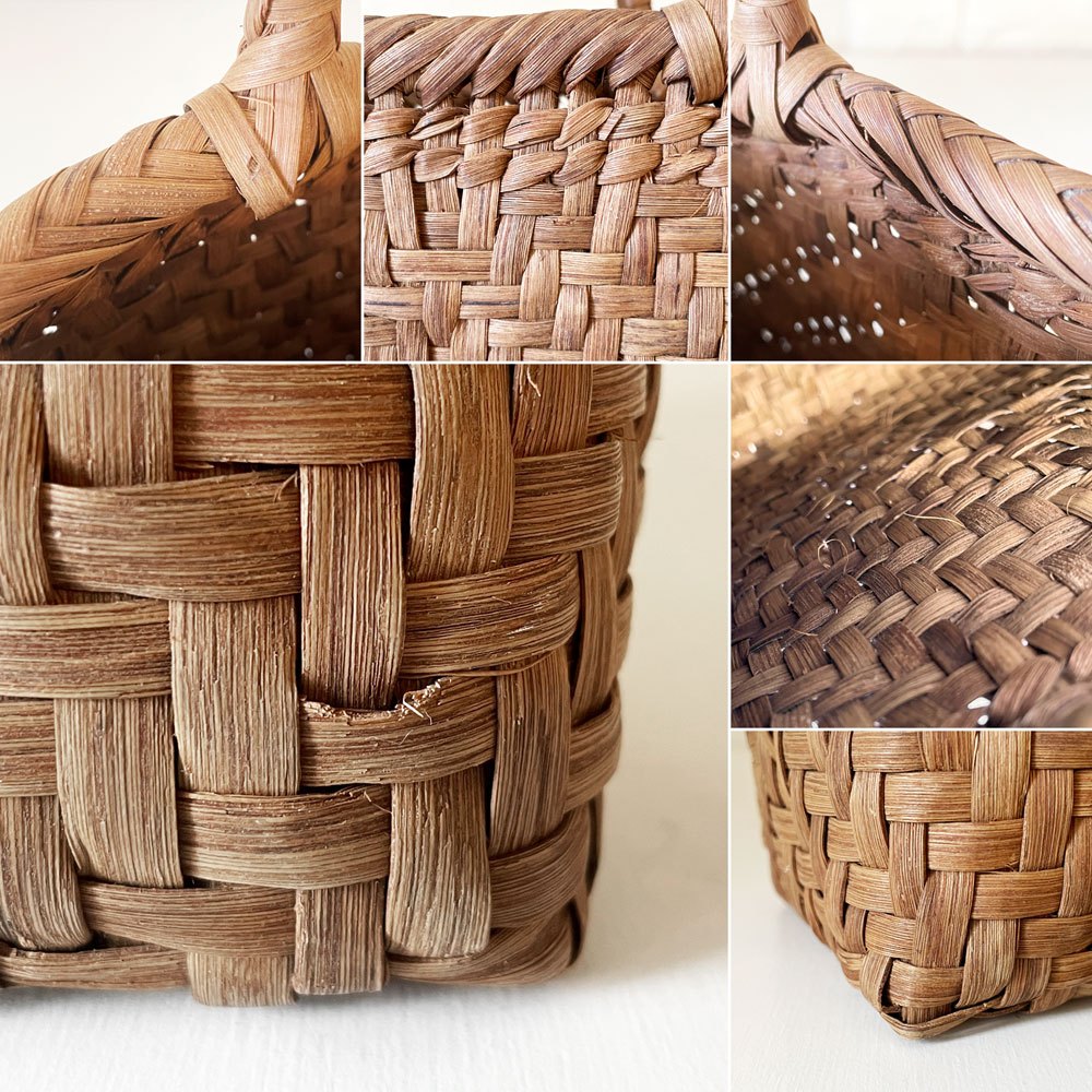 山葡萄 網代編み かごバッグ トートバッグ 鞄 手提げ バスケット 29×22.5cm 天然素材 ◎