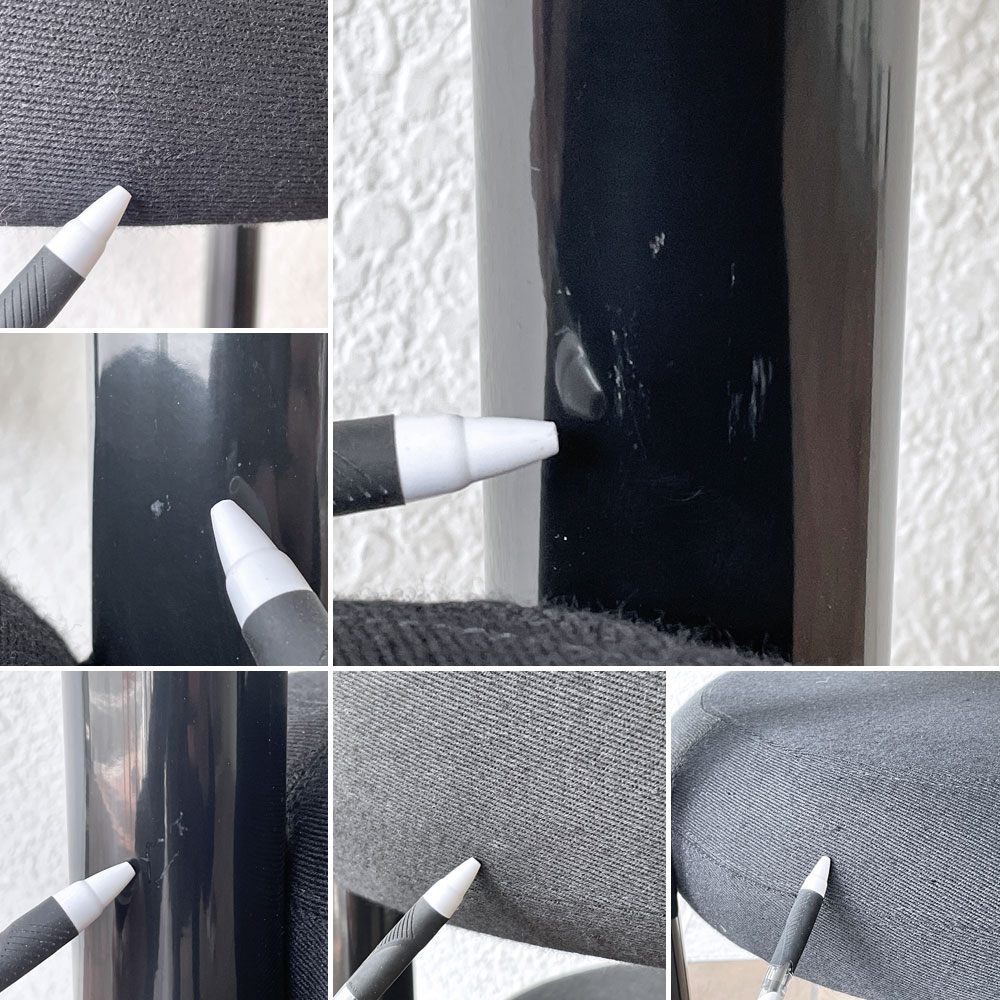 トムディクソン Tom Dixon ファット ダイニングチェア FAT DINING CHAIR クヴァドラ Kvadrat Hallingdal ブラック モダンデザイン ◇