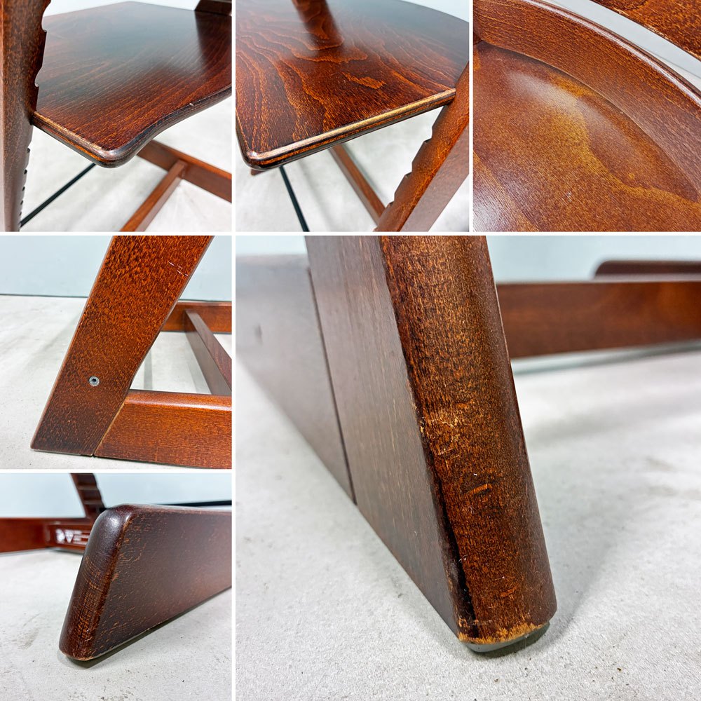 ストッケ STOKKE トリップトラップ TRIPP TRAPP ベビーチェア キッズチェア ブラウン S/N無し ノルウェー 北欧家具 ◎