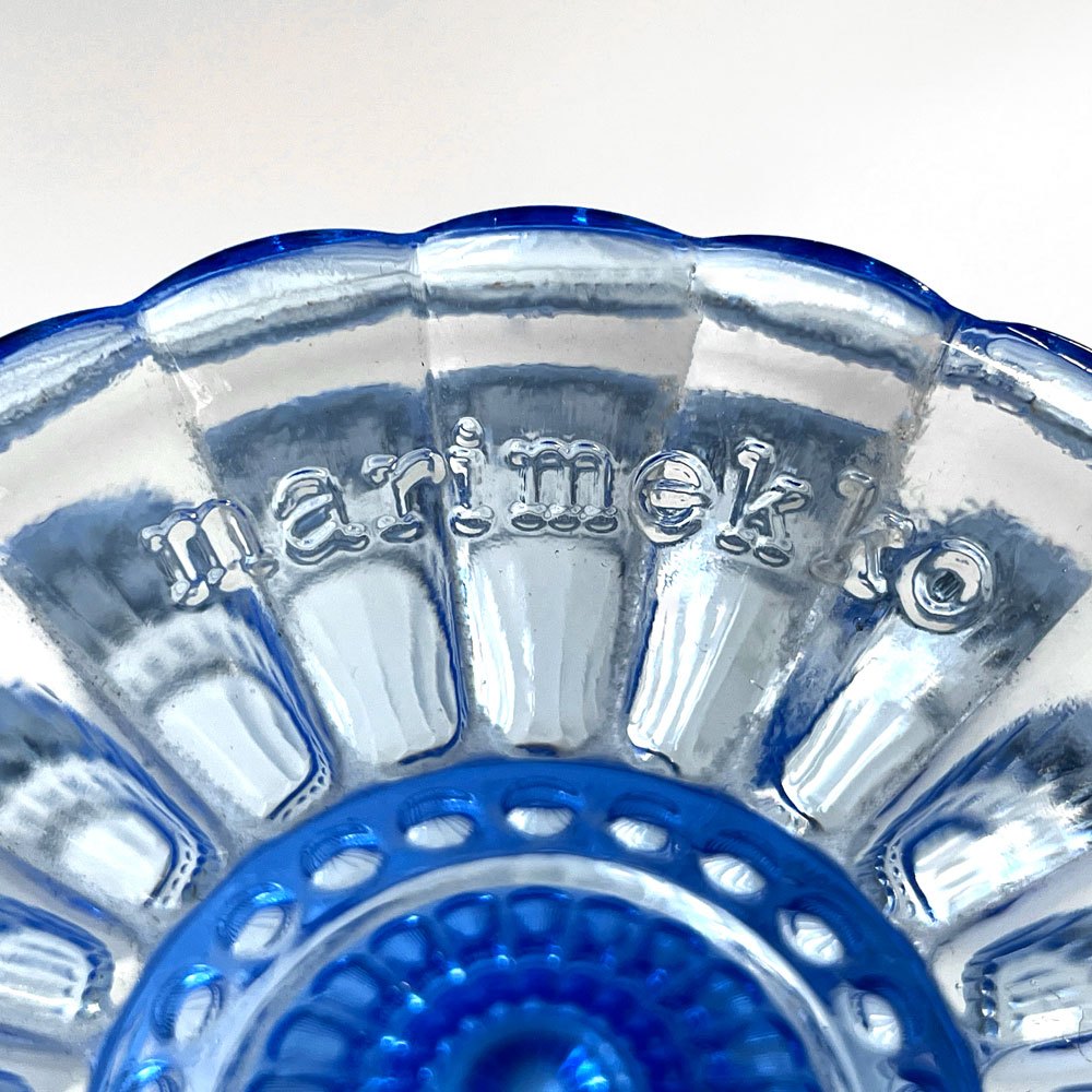 イッタラ iittala マリメッコ marimekko マリスコーリ Mariskooli マリボウル アクアブルー Lサイズ 15cm 北欧雑貨 ♪