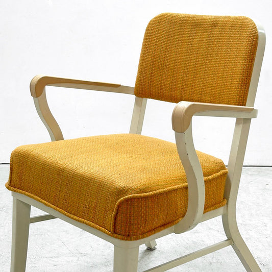 スチールケース Steelcase タンカーチェア ペインテッドスチール × ファブリック US ビンテージ Vintage レトロ インダストリアル ●