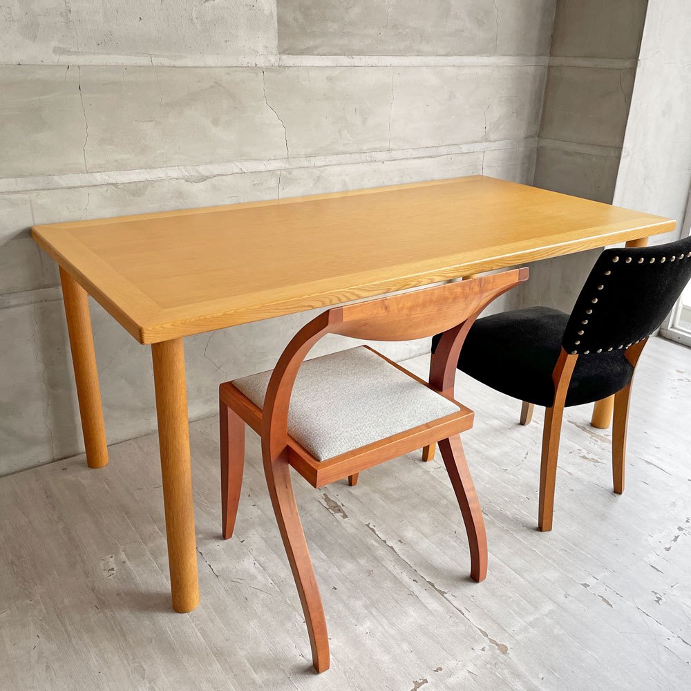 カンディハウス CONDE HOUSE ダイニングテーブル w160cm オーク材 旭川家具 ナチュラルモダン 廃番♪