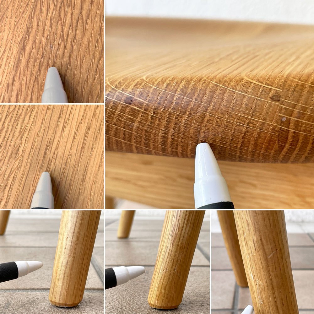 飛騨産業 HIDA クレセント CRESCENT ダイニングチェア アームチェア オーク材 佐々木敏光 定価99,000円 ◇