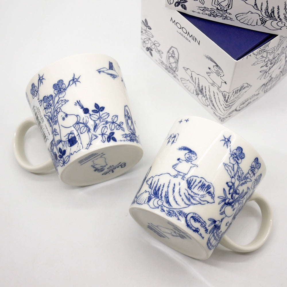 アラビア ARABIA ムーミンマグ MOOMIN シーブリーズ Sea breeze アラビア150周年記念 2023年 フィンランド 北欧食器 箱付き B ●