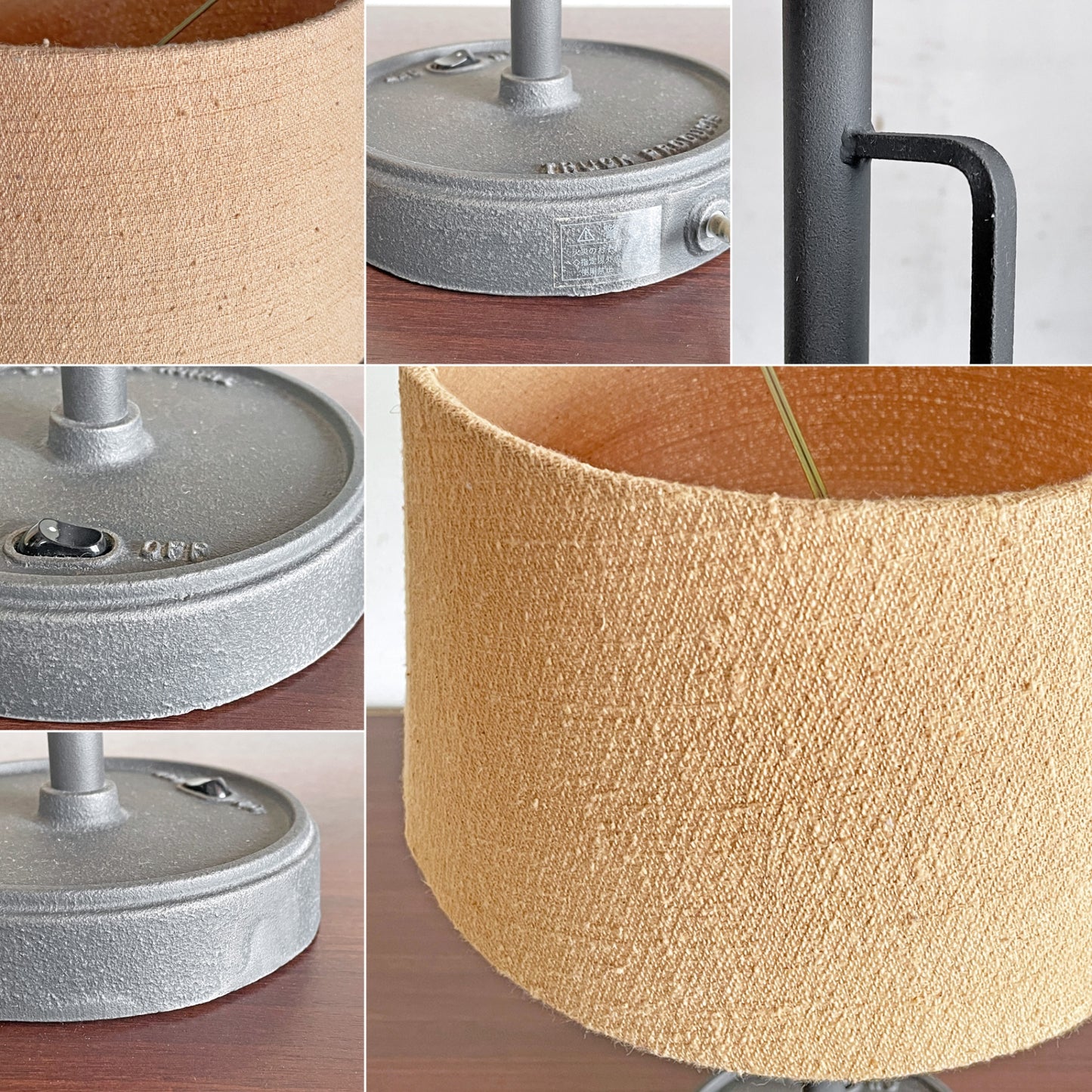 トラックファニチャー TRUCK FURNITURE テーブルランプ TABLE LAMP T-IN1 デスクライト コットンシェード 鋳鉄ベース ビンテージスタイル ■