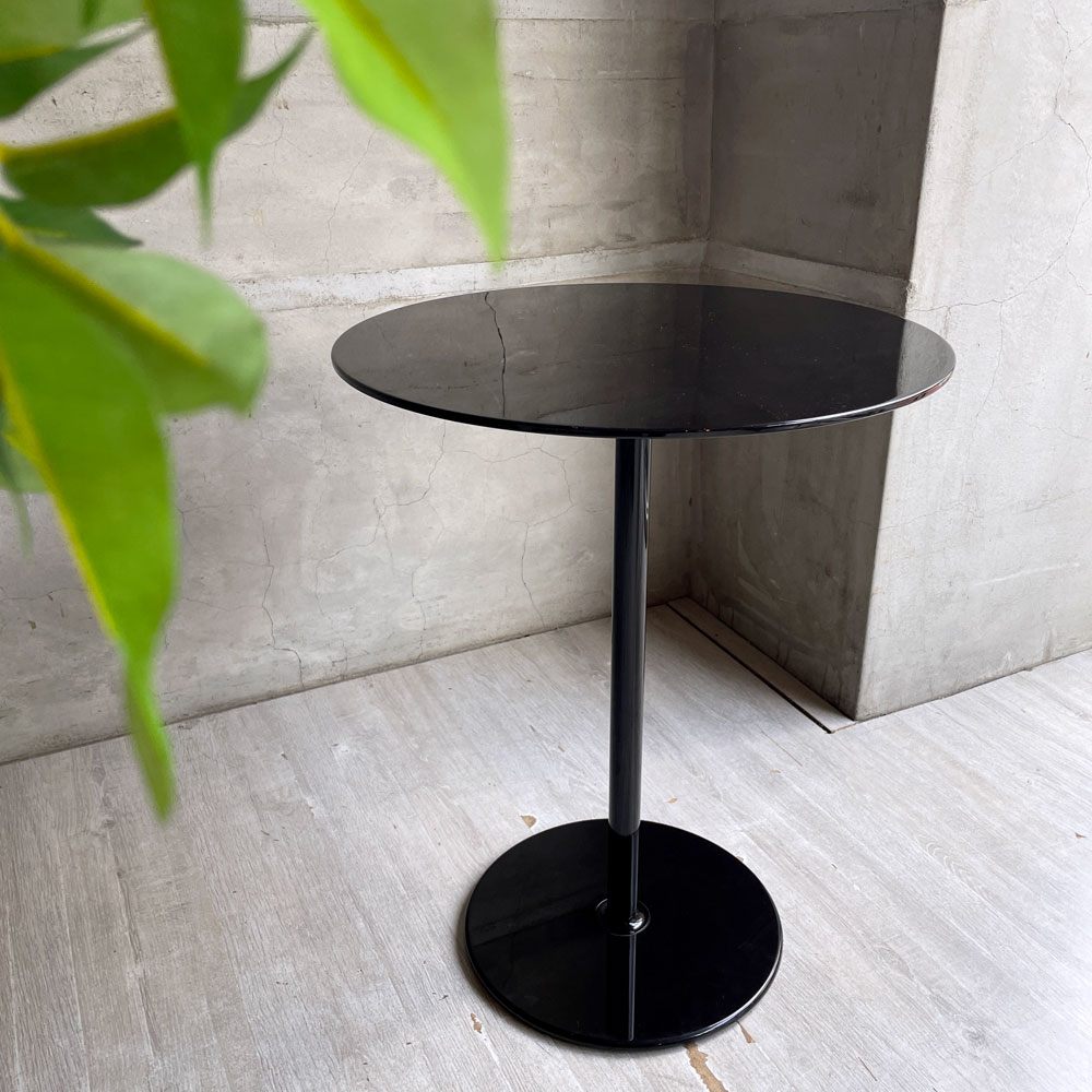 アルフレックス arflex リッツ LITS コーヒーテーブル サイドテーブル W45 グロッシービターブラック 廃番 定価¥108,900- ♪