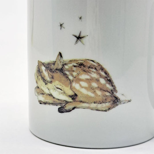 酒井駒子 鹿と星のマグカップ 糸井重里 冬のほぼ日ブックスフェア ほぼ日ストア ノベルティ 非売品 コースター付 A ●