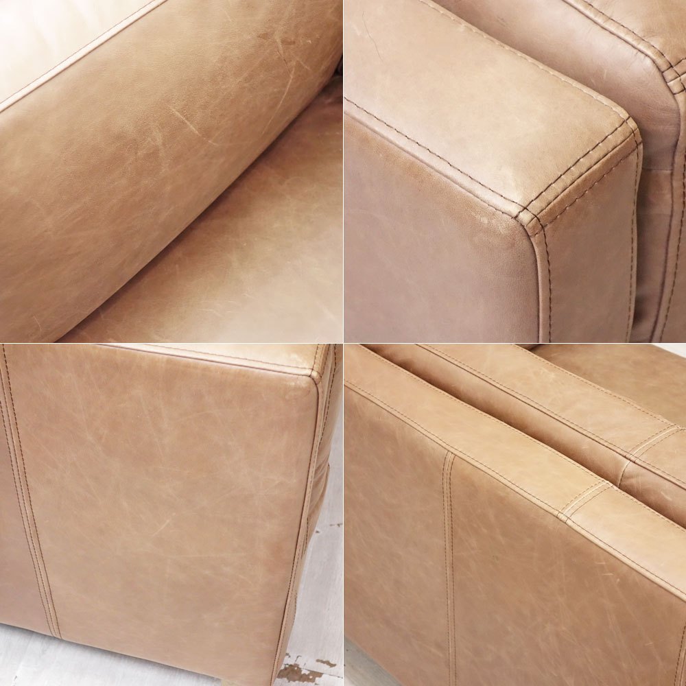 ハロ HALO フリーハンド FREE HAND SPENCER 2Pソファ w185cm 牛本革 英国 ビンテージスタイル アスプルンド取扱 ●