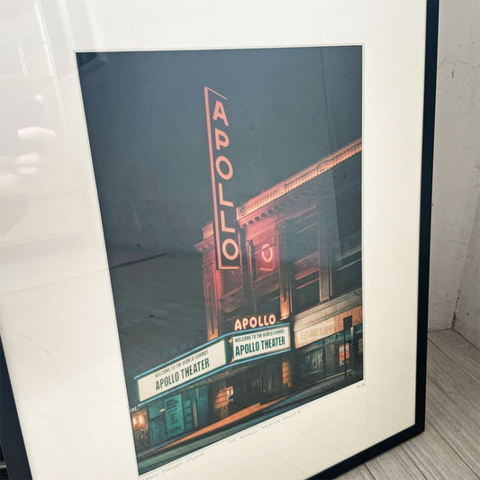 YellowKorner THE APOLLO THEATER HARLEM ポスター フランク・ボボ Franck Bohbot 額装付き アクリル エディション有り ★
