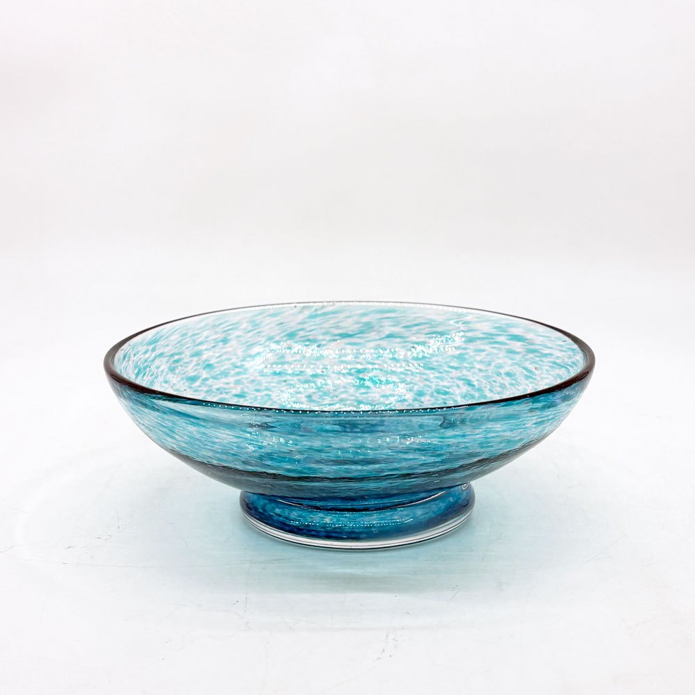 広沢葉子 Monet ガラス菓子器 ボウル 小鉢 宙吹き技法 現代作家
