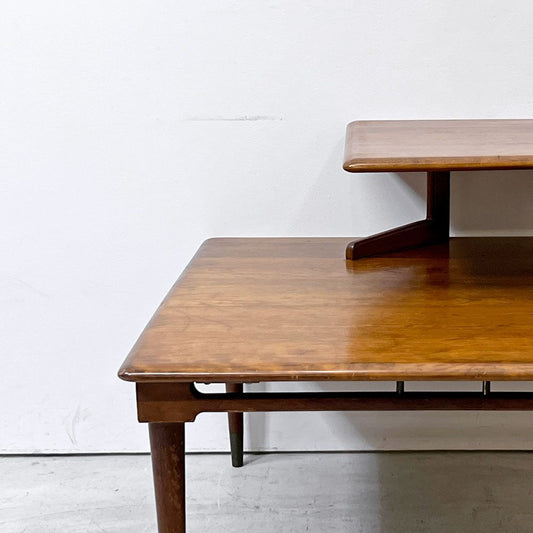 ホワイトファニチャーカンパニー White Furniture Company ステップコーナーテーブル USビンテージ US Vintage 米国家具 ミッドセンチュリー ●