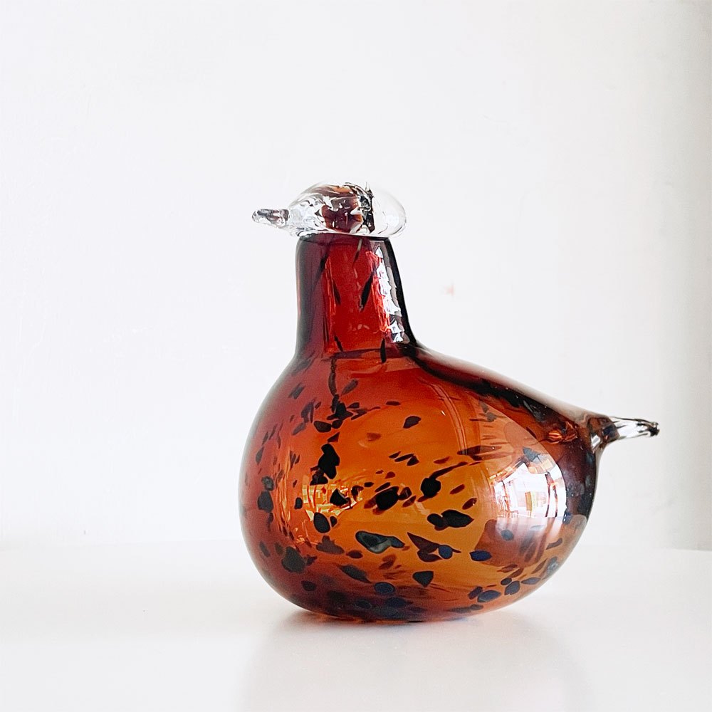イッタラ iittala バーズバイトイッカ Birds by Toikka ペッカシーニ Pekkasiini コッパーブラウン オイバ トイッカ Oiva Toikka イッタラバード ■