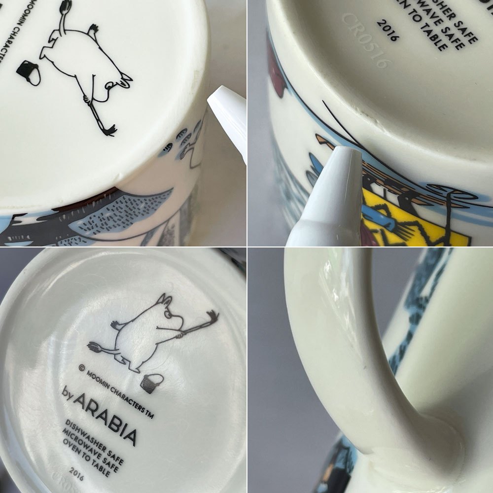 アラビア ARABIA ムーミンマグ MOOMIN スノーホース Snow horse 2016年 冬限定 トーベ・ヤンソン フィンランド 北欧食器 ◇