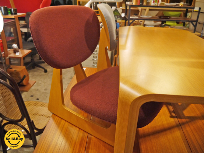 天童木工 TENDO 低座椅子 長大作デザイン パープル グレー 和モダン ローテーブル ホワイトビーチ柾目 ナチュラル 幅120 高さ45
