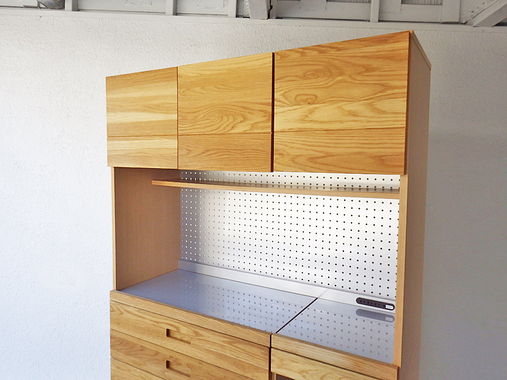 ウニコ unico ヒュッテ HUTTE キッチンボード オープン 食器棚 ～木の温もりを感じる、大容量のキッチンボード～ 【 買取と販売と
