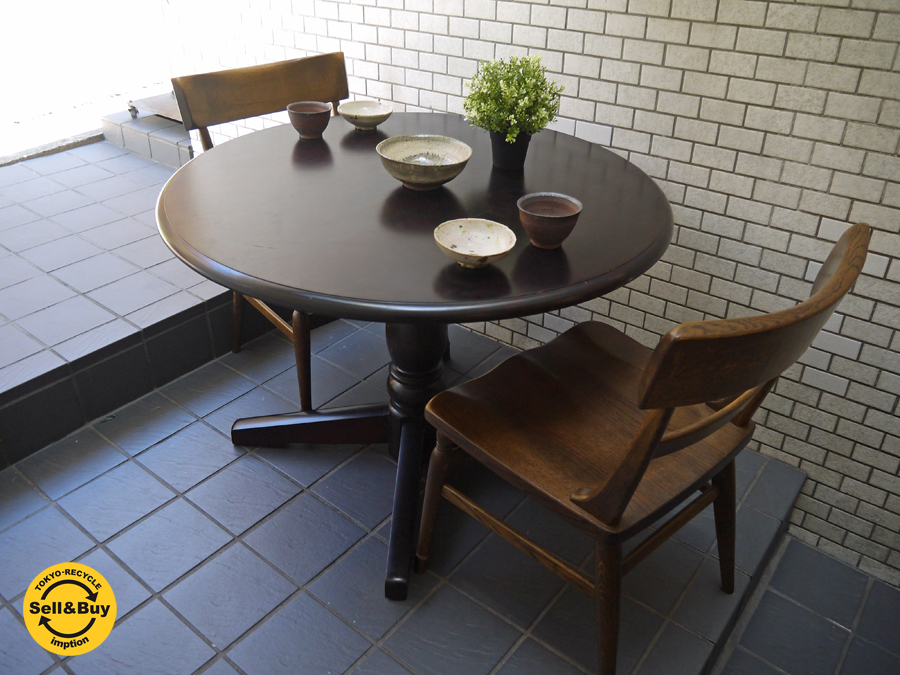 魅力的な 北海道民藝家具 食卓テーブル 本立て カウンターテーブル