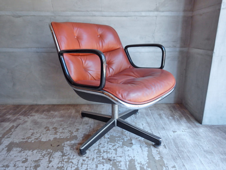 ミッドセンチュリー期に誕生した名作オフィスチェア～ノール Knoll ポロック チェア Pollock chair 4本脚 昇降 ノーマル