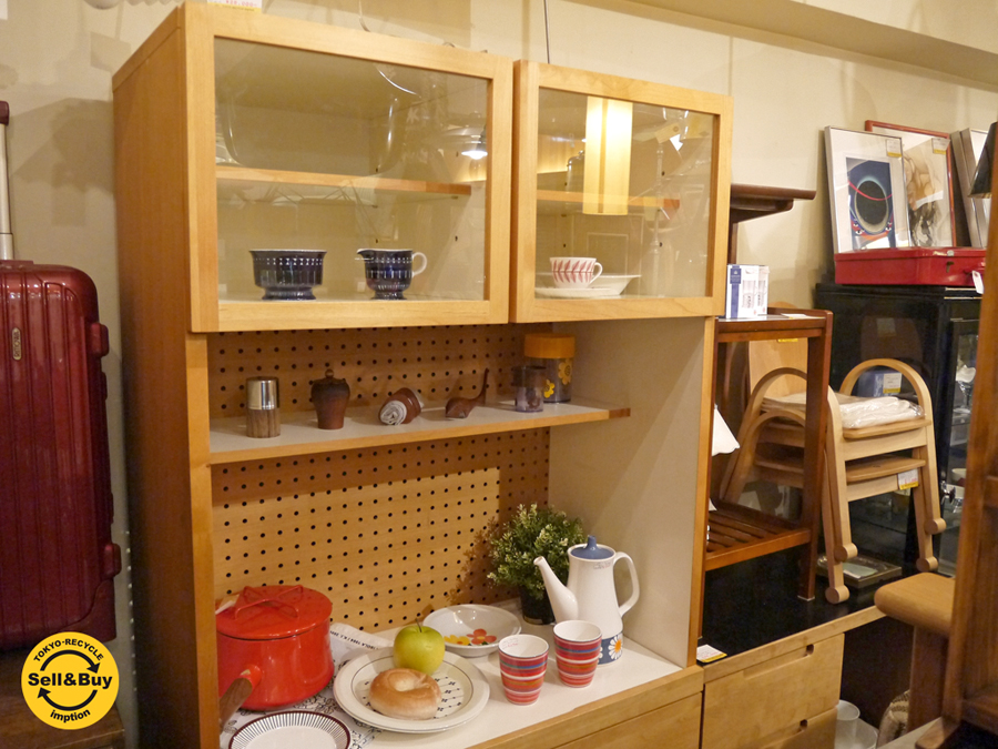 ウニコ unico トゥオ TUO キッチンボード カップボード 食器棚 ...