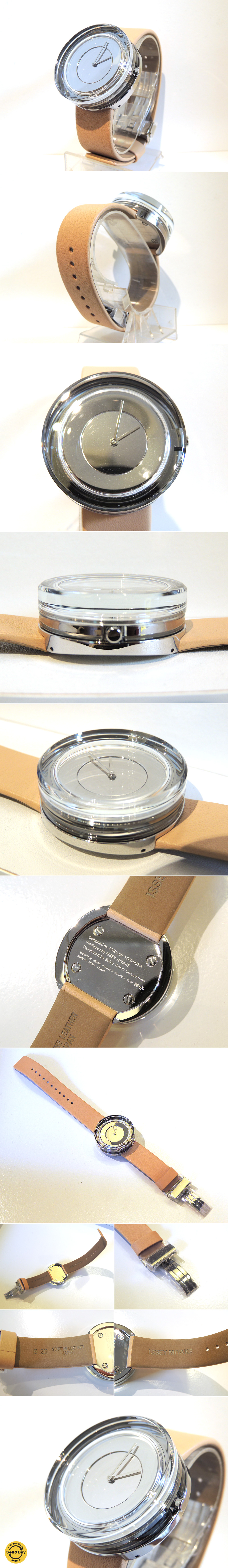 値下げ:ISSEY MIYAKE 【 Glass Watch 】イッセイミヤケ - 腕時計(アナログ)