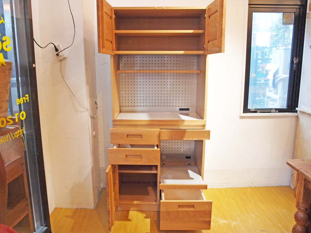 unico ウニコ HUTTEヒュッテ キッチンボード 食器棚 収納 J347