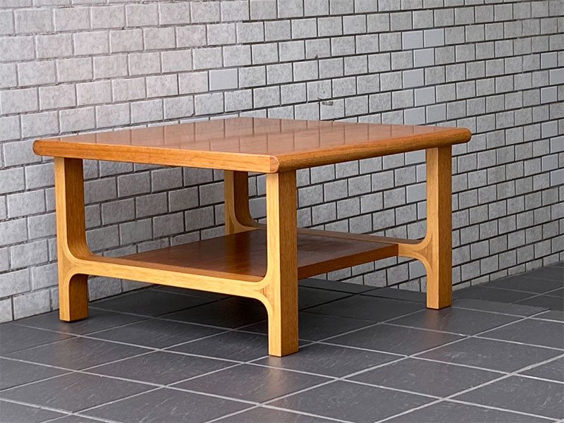 天童木工 TENDO ビンテージ ローテーブル サイドテーブル チーク材 