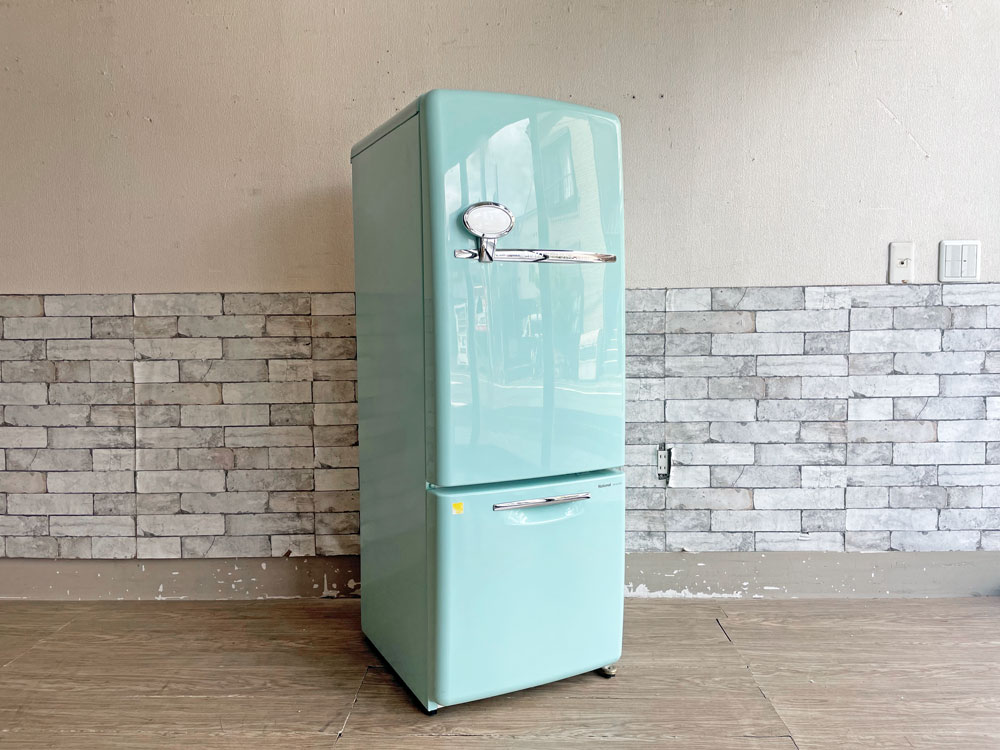 ナショナル National ウィル WiLL フリッジミニ FRIDGE mini パーソナルノンフロン冷凍冷蔵庫 ターコイズ 2003年製  162L ノスタルジックデザイン 廃番 ジャンク品 中古品 買い取りしました。 | 家具を売るならTOKYO RECYCLE  imption家具を売るならTOKYO RECYCLE imption