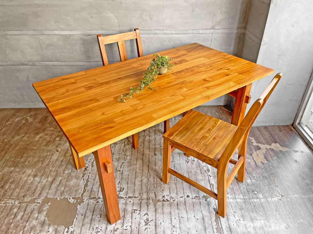 新しい季節 unico ナチュラル 天然木無垢 チーク材 サイドテーブル