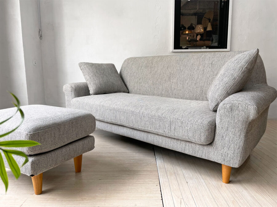 【unico】ソファBOERUM covering sofa + ottoman3シーターソファ