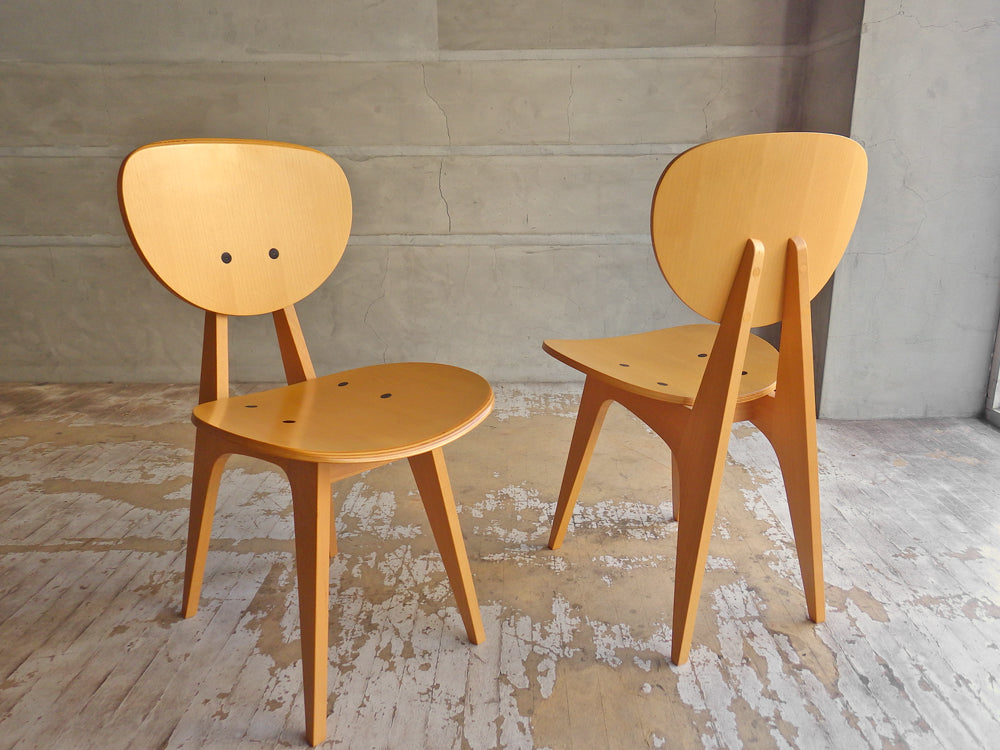 イデー IDEE ダイニングチェア ナチュラル DINING CHAIR Natural 長大作 食卓椅子 ジャパニーズモダン 定価:57,200円 2脚 中古品 買い取りしました。