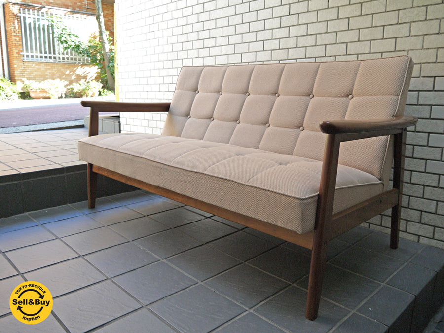 カリモク60 karimoku ビラージュ Kチェア 2シーター VANILLA エリア リミテッド モデル 2009年 限定品　中古品 買い取りしました！ 自由が丘店 出張買取もお任せください。
