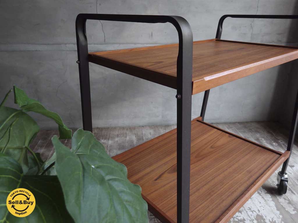 トラックファニチャー TRUCK FURNITURE サービングカート SERVING CART チーク材 キャスターワゴン ～ファンが多いのも納得のブランドです。～ 【 買取と販売とレンタルのお店 】